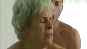 Young Boy Fucks Hairy Granny